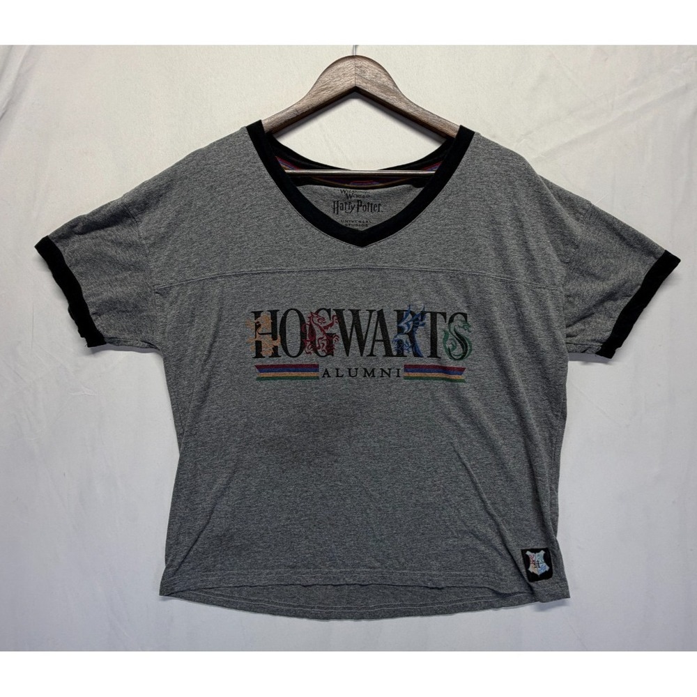 Universal Studios The Wizarding World Of Harry Potter T Shirt Womens‎ XL Gray
